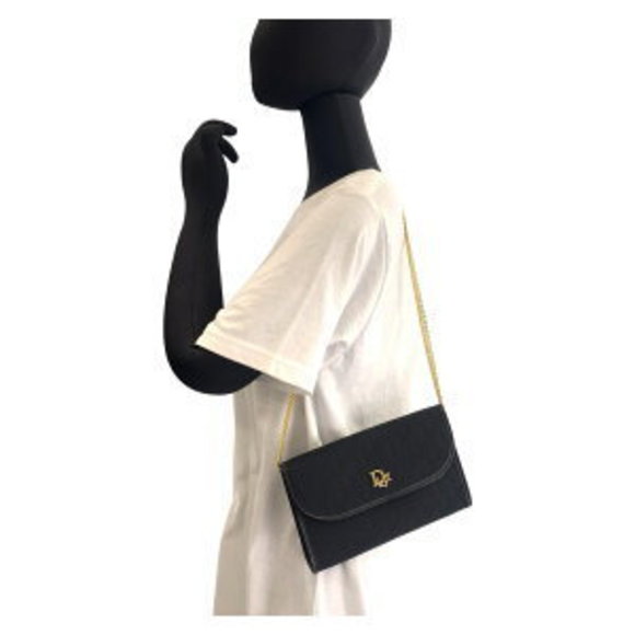 Dior Trotter black canvas shoulder bag - Picture 8 of 9